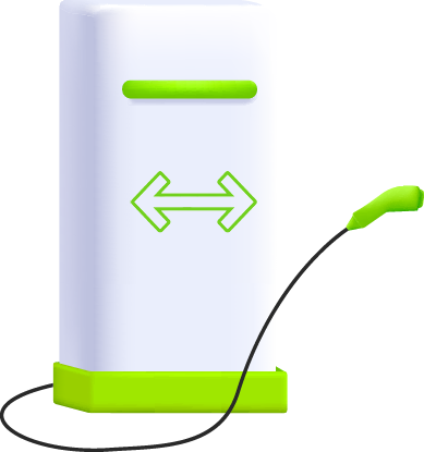 electric hybrid icon