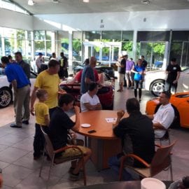 Join us for our Cars & Coffee Afterparty after the DuPont Registry Cars & Coffee. 