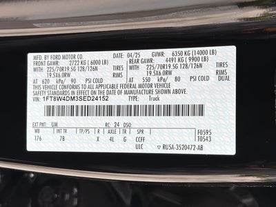 2025 Ford F-450SD Platinum DRW