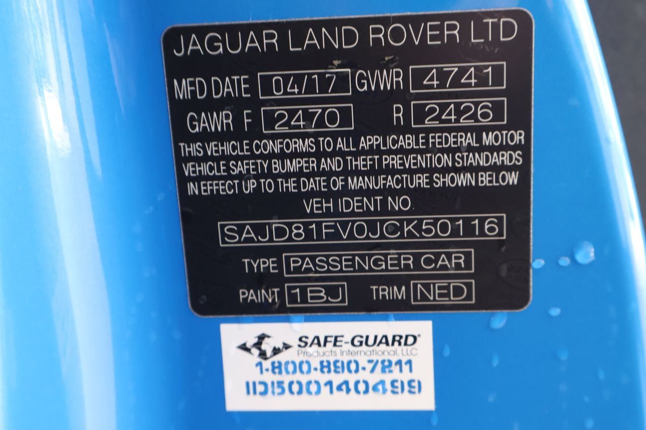 2018 Jaguar F-TYPE R-Dynamic