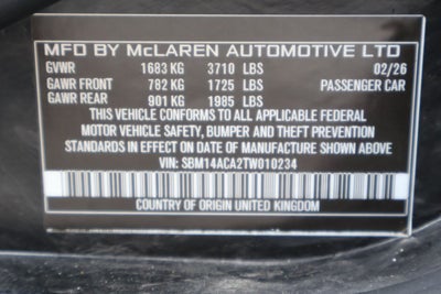2026 McLaren 750S Coupe