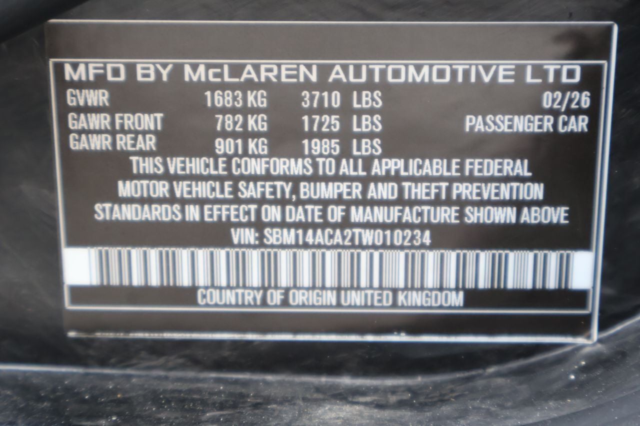 2026 McLaren 750S Coupe