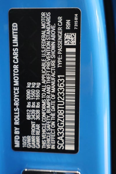 2026 Rolls-Royce Ghost Black Badge