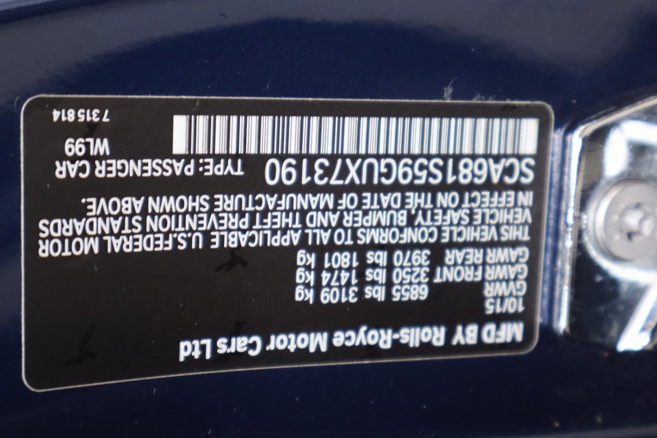 2016 Rolls-Royce Phantom 4dr Sdn