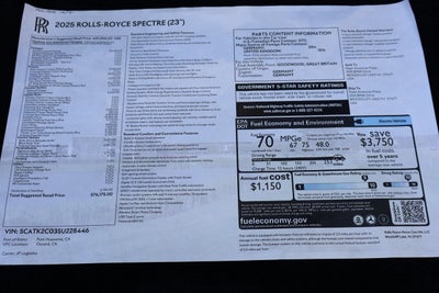 2025 Rolls-Royce Spectre Coupe