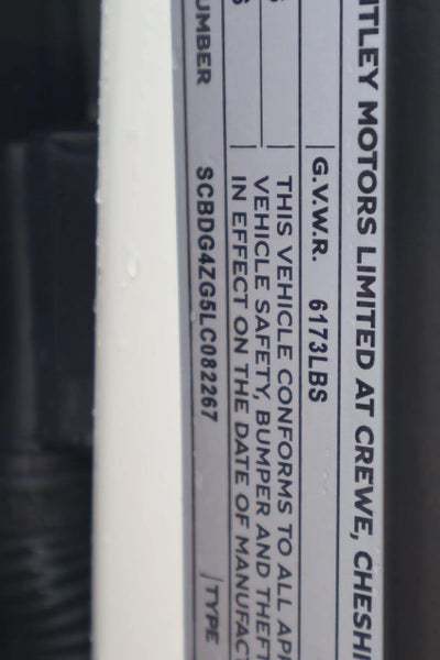 2020 Bentley Continental GT V8