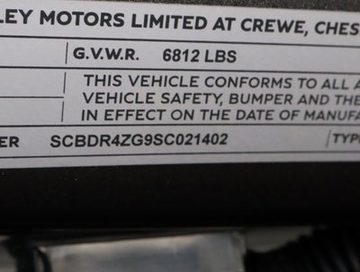 2025 Bentley Continental GT Speed