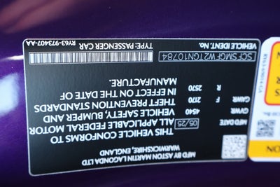 2026 Aston Martin Vantage Coupe