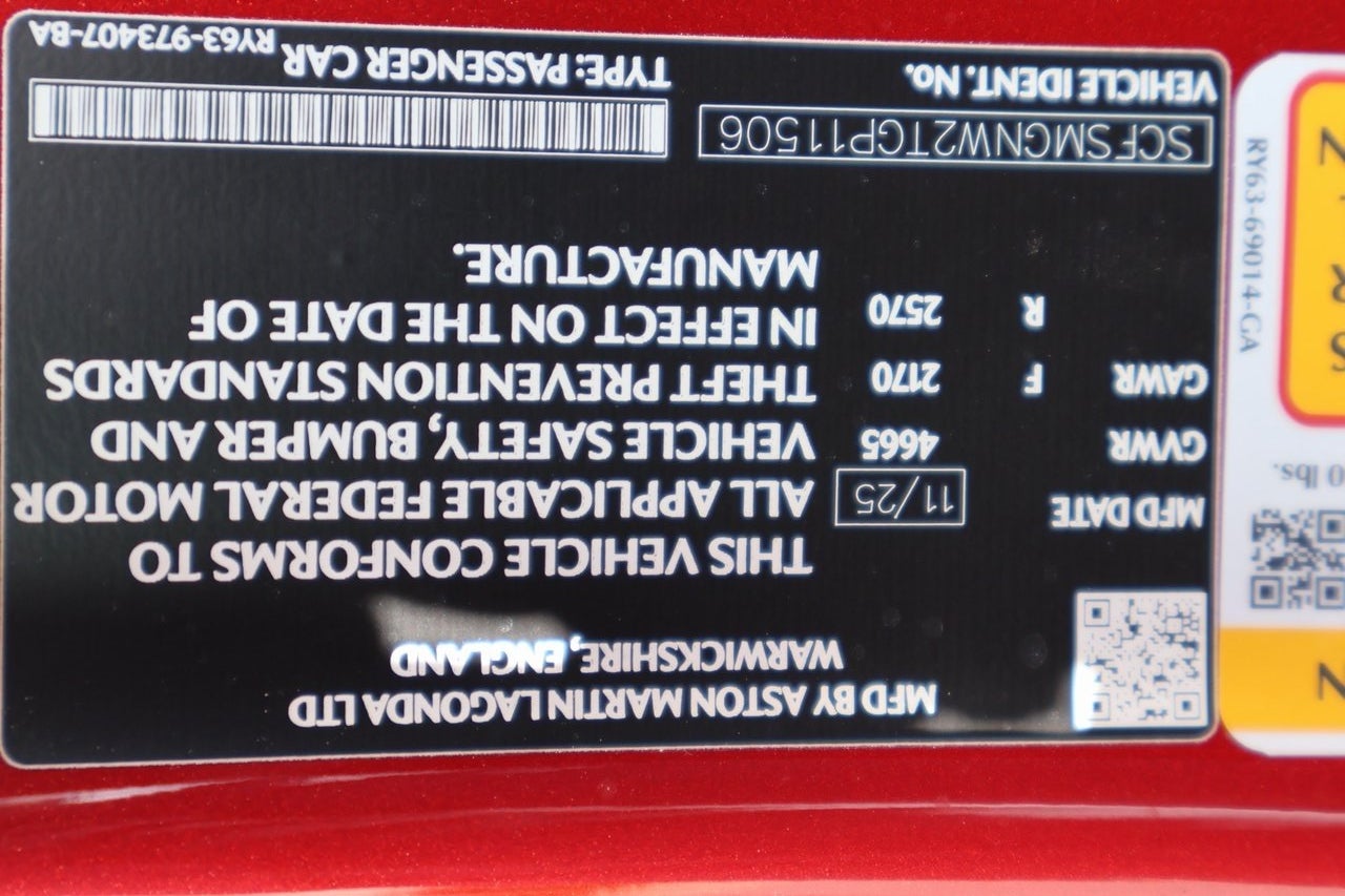 2026 Aston Martin Vantage S