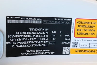 2025 Aston Martin Vanquish V12