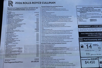 2026 Rolls-Royce Cullinan Sport Utility