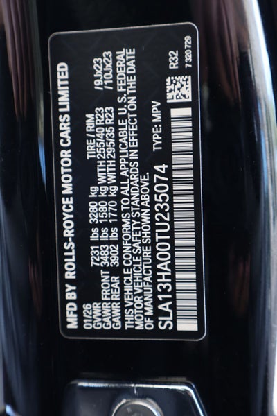 2026 Rolls-Royce Cullinan Sport Utility