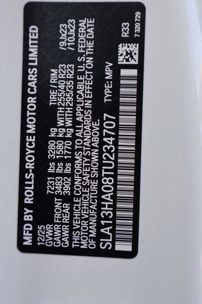 2026 Rolls-Royce Cullinan Sport Utility