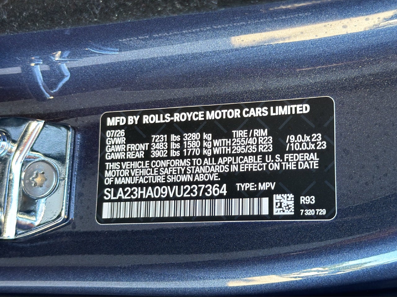 2027 Rolls-Royce Cullinan Sport Utility