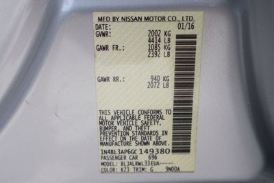 2016 Nissan Altima 3.5 SL