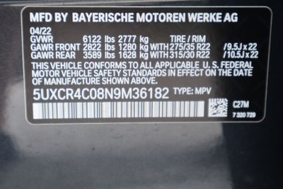 2022 BMW X5 sDrive40i