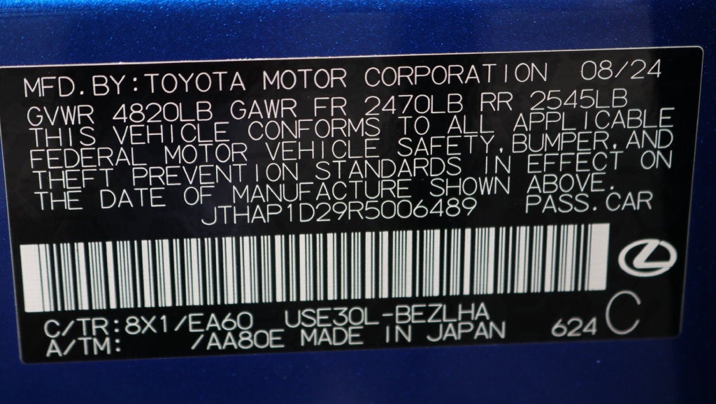 2024 Lexus IS 500 F SPORT Performance Premium