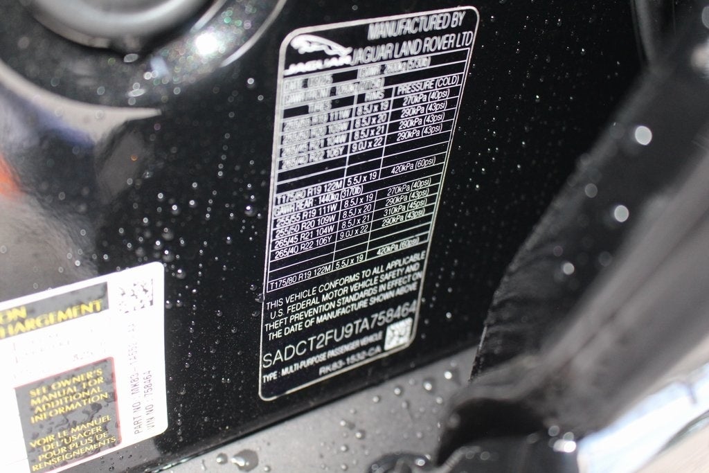 2026 Jaguar F-PACE P400 R-Dynamic S