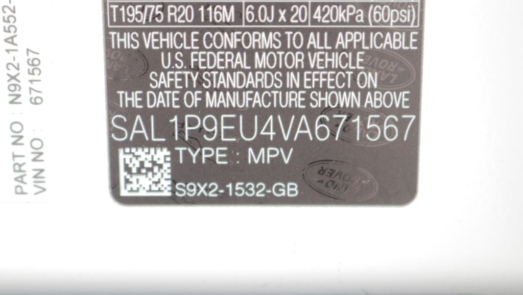 2027 Land Rover Range Rover Sport SE