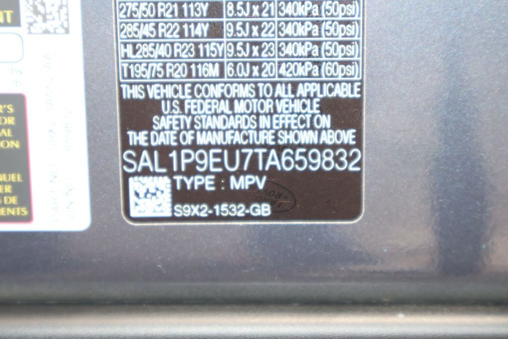 2026 Land Rover Range Rover Sport SE