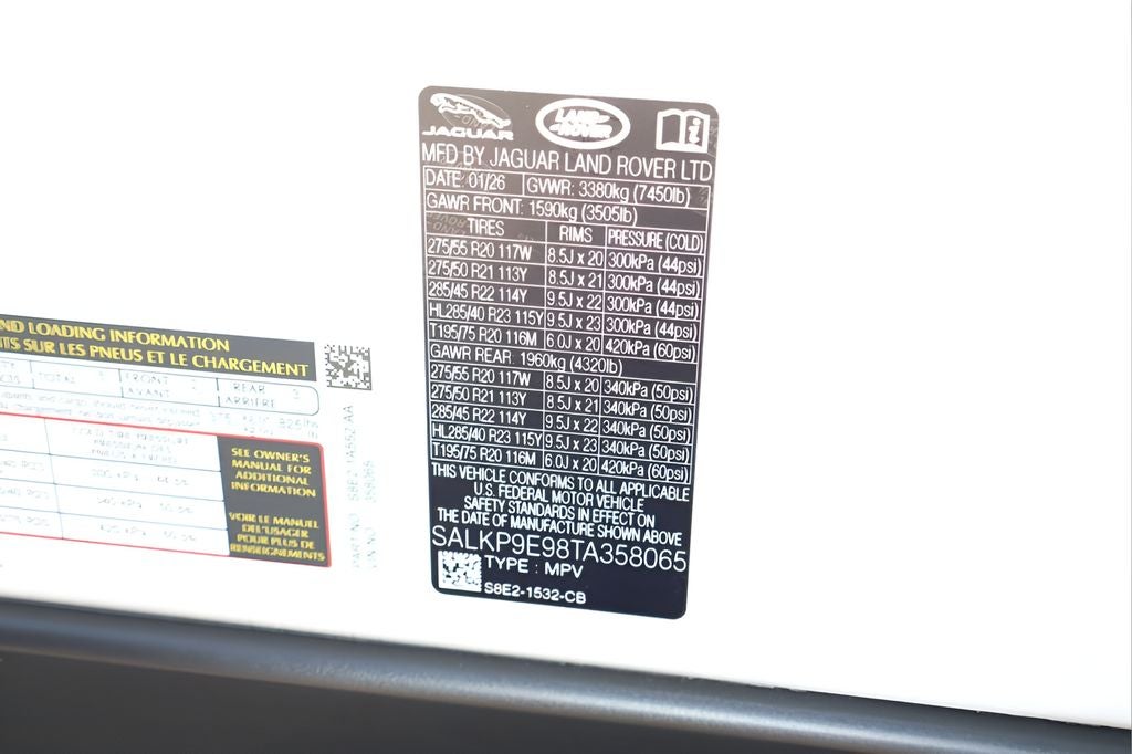 2026 Land Rover Range Rover SE