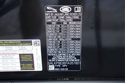 2026 Land Rover Range Rover SE