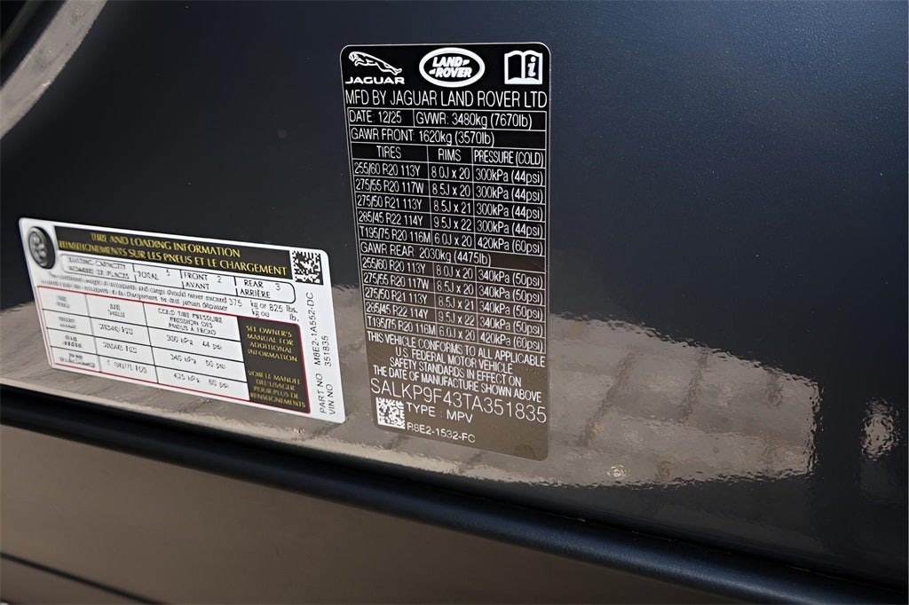 2026 Land Rover Range Rover Plug-In Hybrid SE