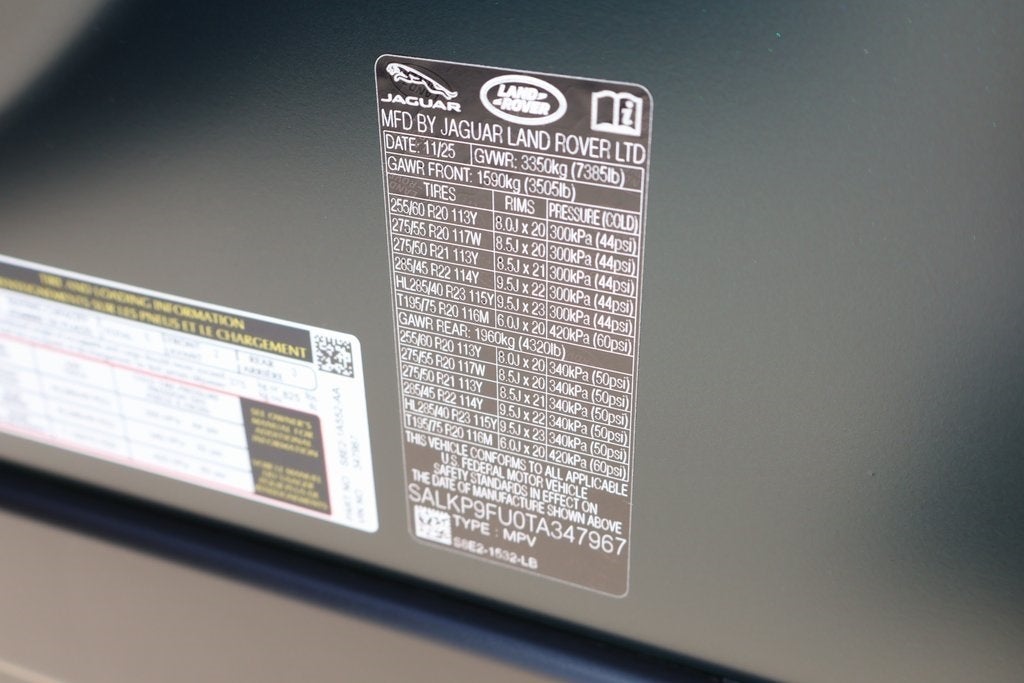 2026 Land Rover Range Rover SE