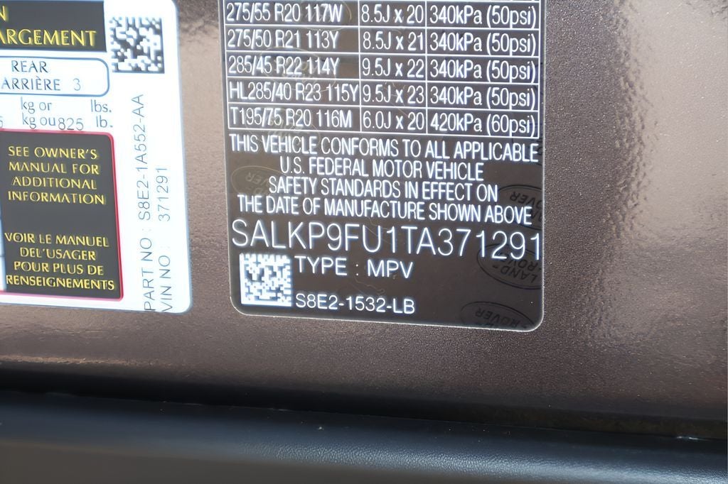 2026 Land Rover Range Rover SE
