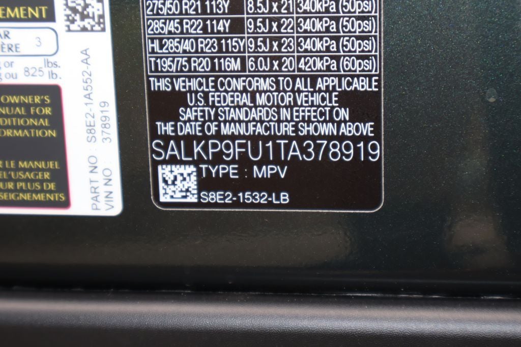 2026 Land Rover Range Rover SE