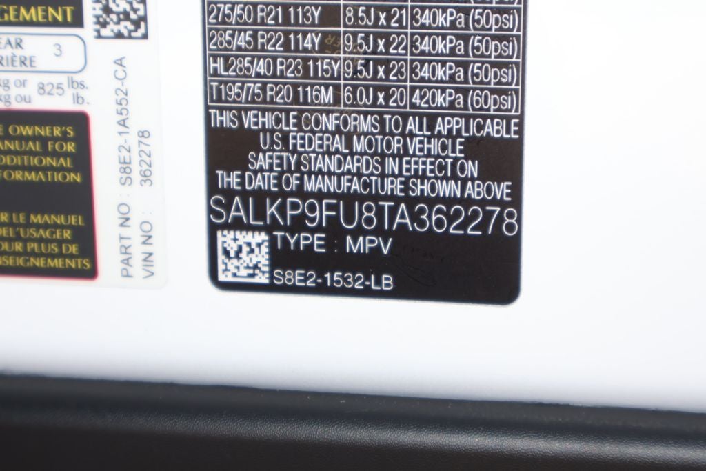 2026 Land Rover Range Rover SE