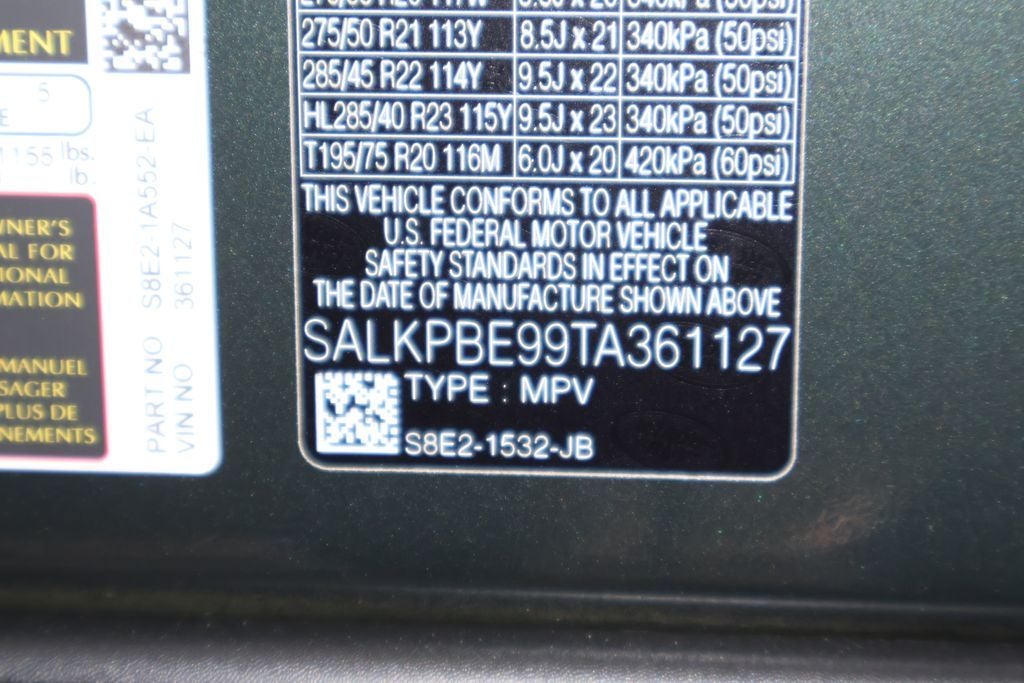 2026 Land Rover Range Rover SE LWB