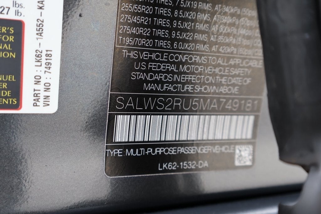 2021 Land Rover Range Rover Sport HST