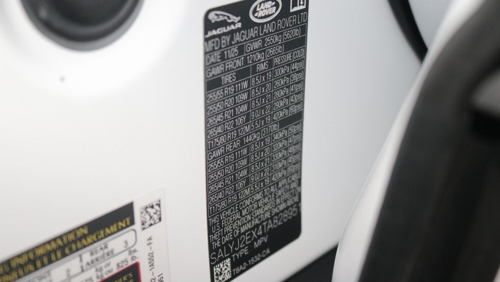 2026 Land Rover Range Rover Velar S