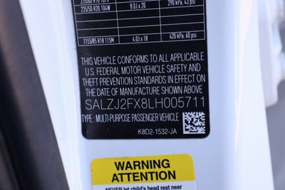 2020 Land Rover Range Rover Evoque S