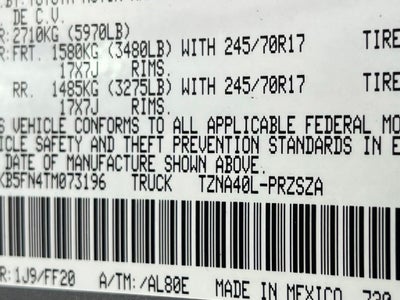 2026 Toyota Tacoma SR5