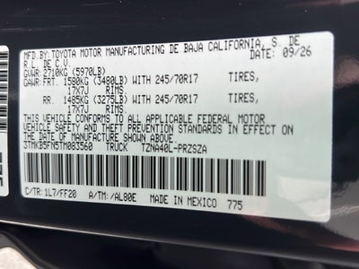 2026 Toyota Tacoma SR5