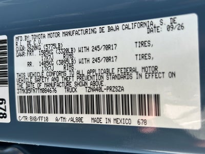 2026 Toyota Tacoma SR5
