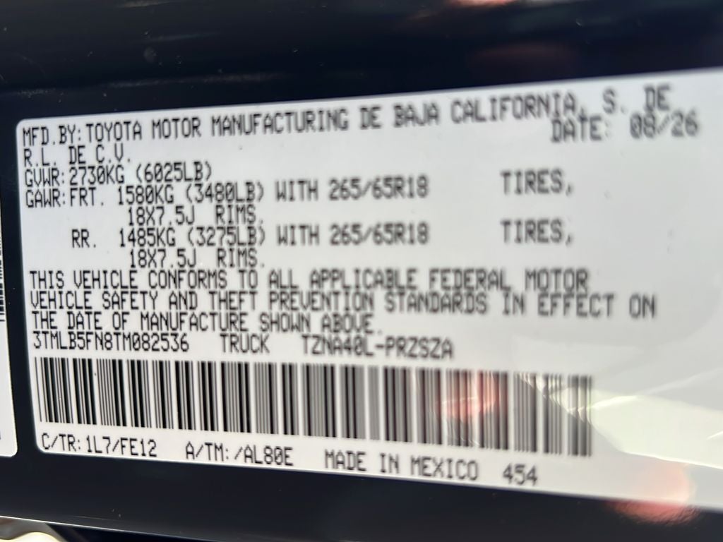 2026 Toyota Tacoma TRD Sport