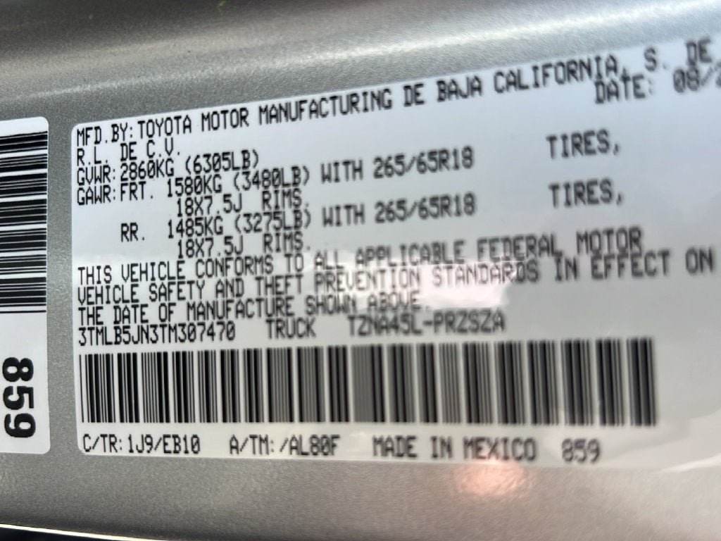 2026 Toyota Tacoma Limited