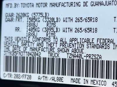 2026 Toyota Tacoma SR5