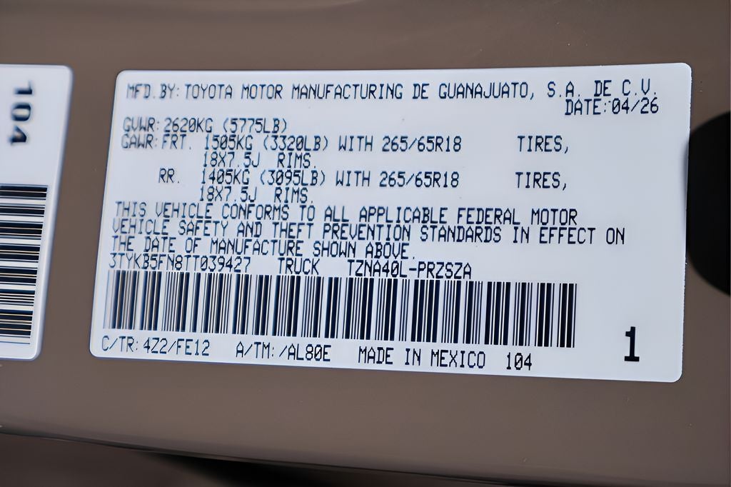 2026 Toyota Tacoma TRD Sport