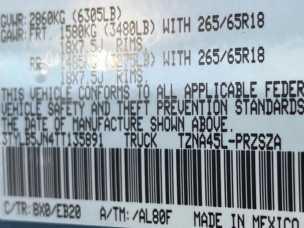 2026 Toyota Tacoma Limited
