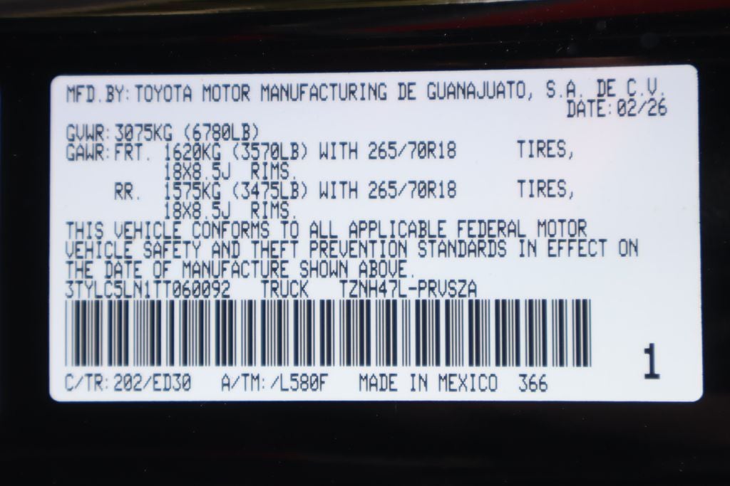 2026 Toyota Tacoma i-FORCE MAX Tacoma TRD Pro