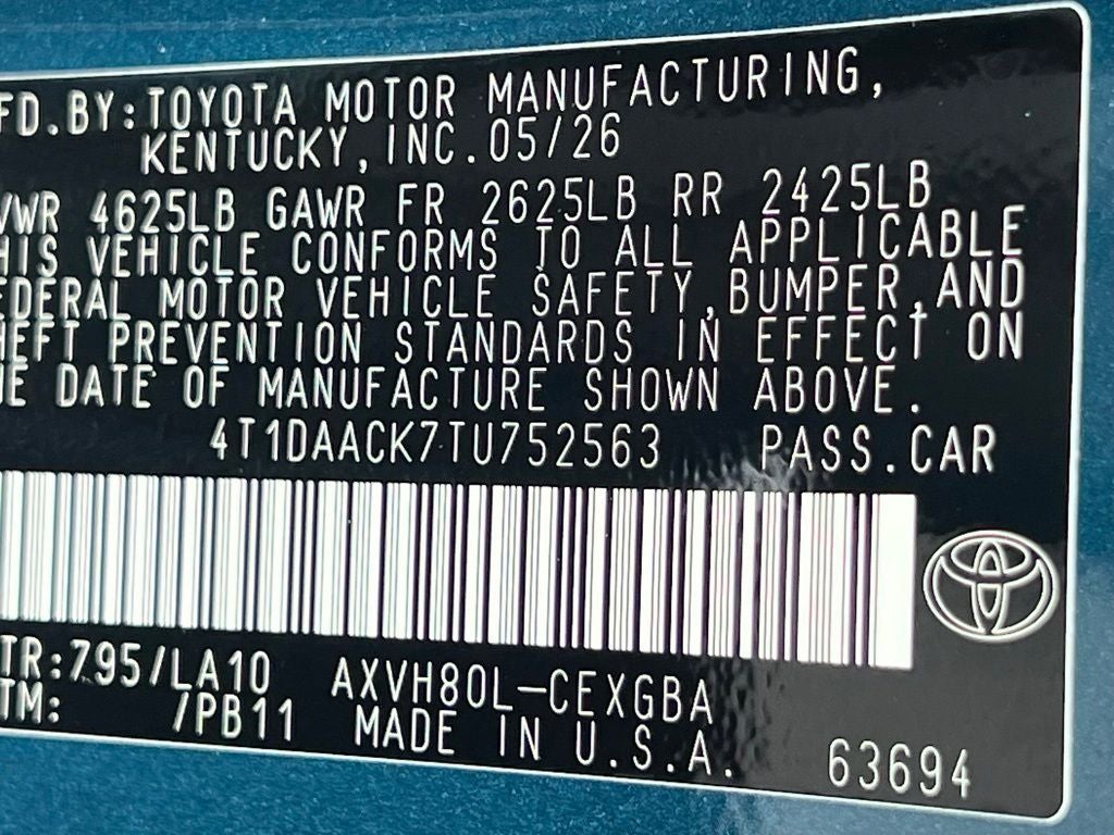 2026 Toyota Camry XLE