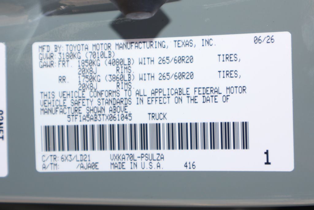 2026 Toyota Tundra Limited