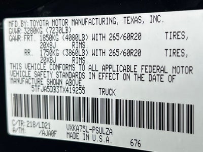2026 Toyota Tundra Limited