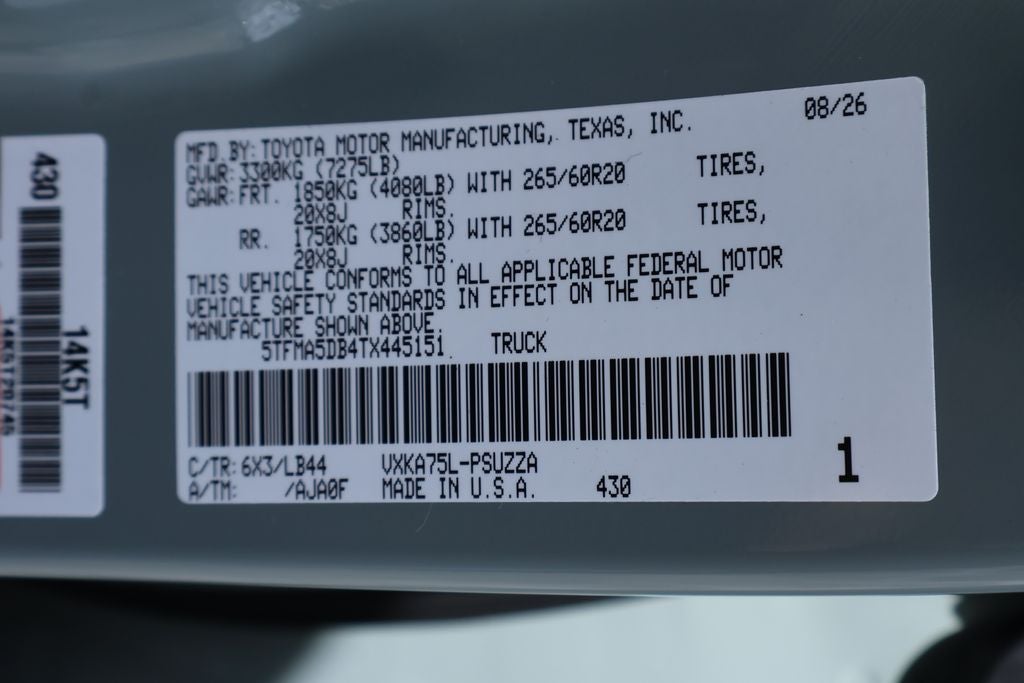 2026 Toyota Tundra 1794 Edition