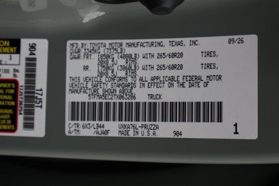 2026 Toyota Tundra 1794 Edition