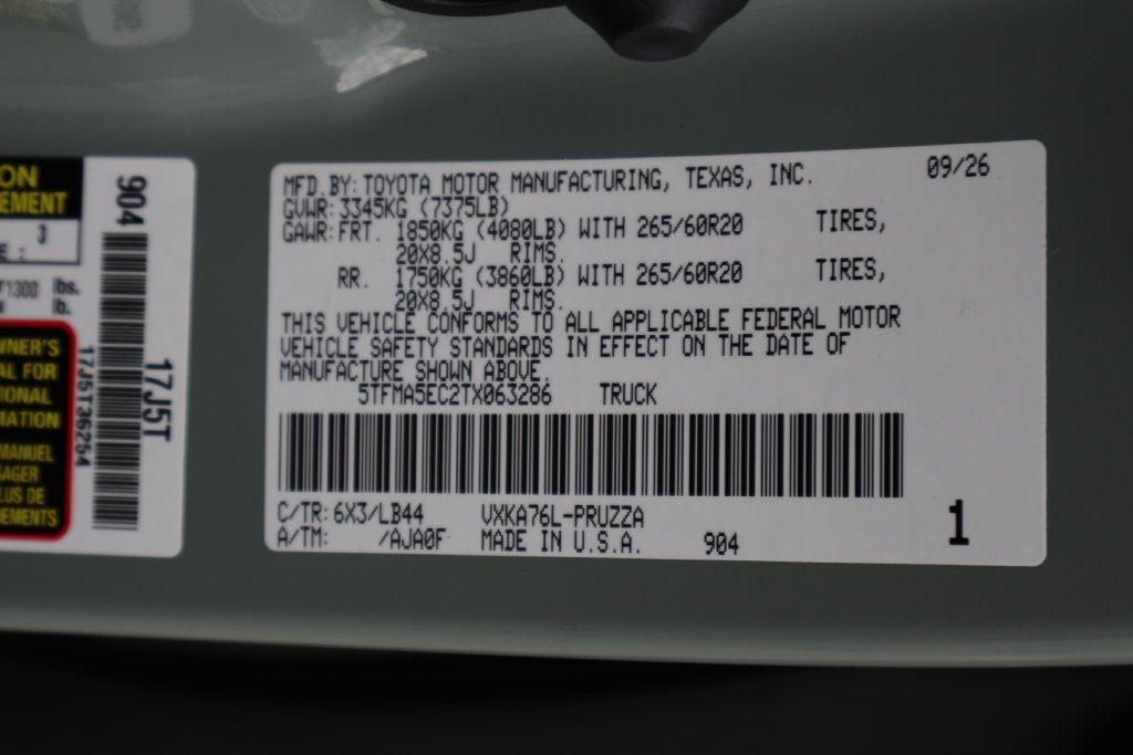 2026 Toyota Tundra 1794 Edition
